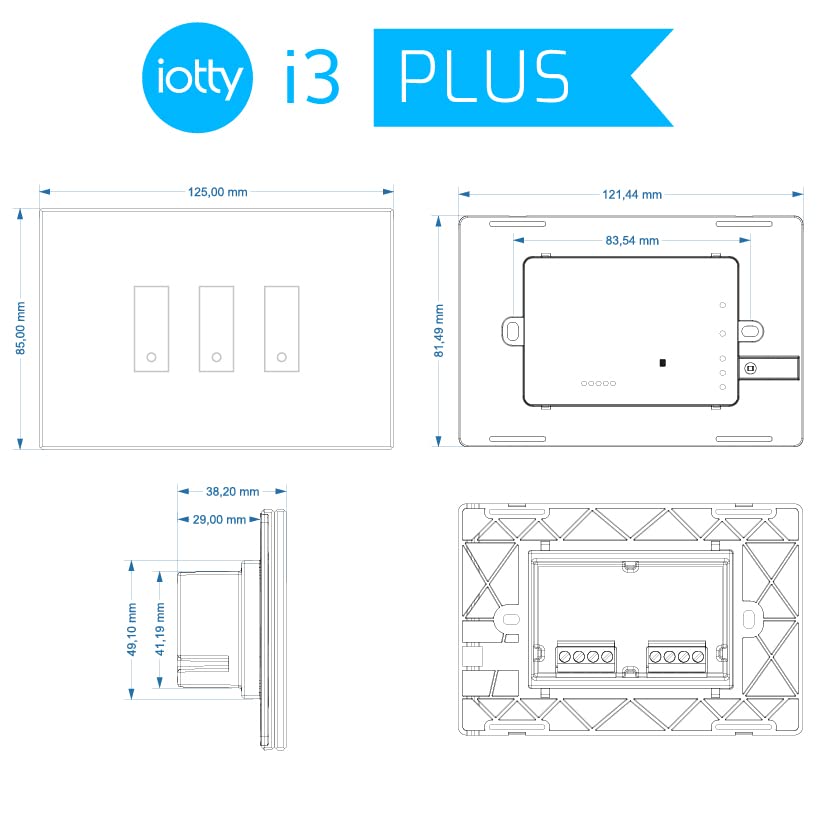 Interruttore Smart Luci I3 Plus B