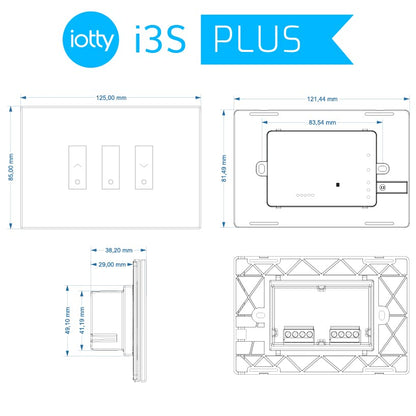 Interruttore Smart Tende I3S Plus W