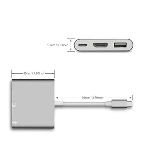 Nilox NLX-TC-HDMIUSBT - Mini Docking Station USB Type-C