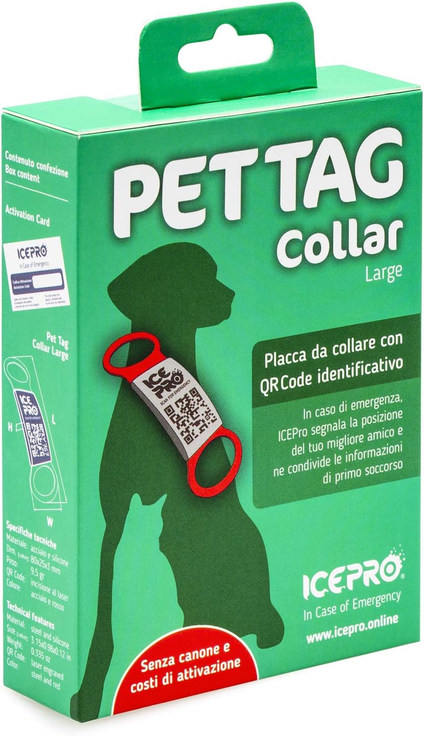 Placca Collare Large Anti-Smarrimen