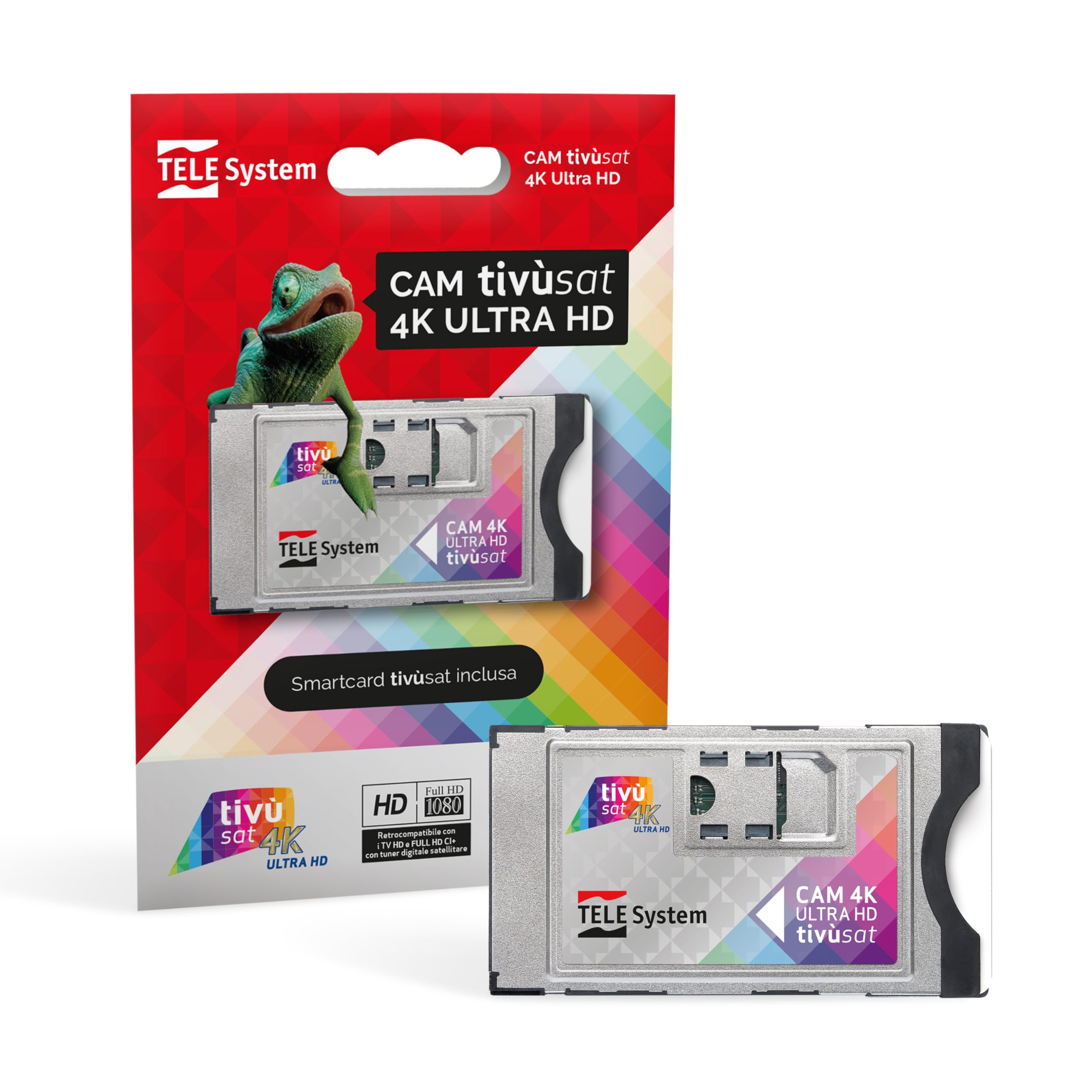 Cam Tivusat 4K Con Card