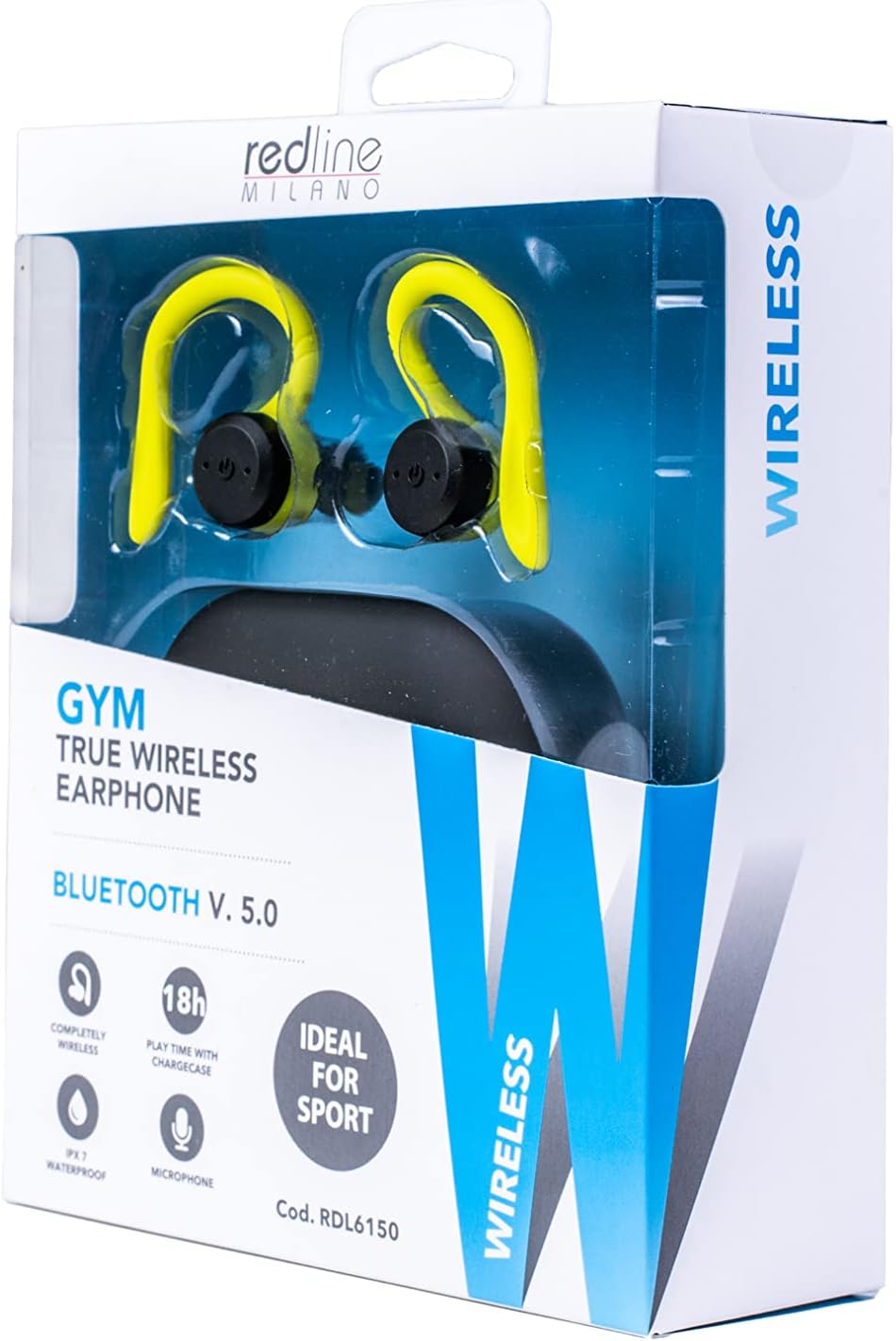 Redline In Ear True Wireless GYM, Bluetooth, Black
