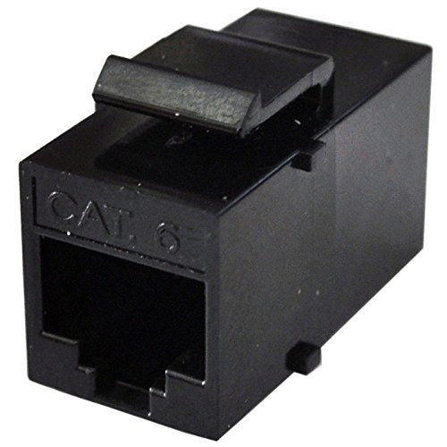 PW WP WPC-CPR-K6U Cavo di Collegamento RJ45 Nero - Connettori per Cavo (RJ45, Nero, Cat6, 26/22, Oro, ISO/IEC 11801, EN 50173-1, ANSI/Tia/EIA 568 C
