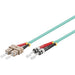 WP WPC-FP3-5STSC-020 fiber optic cable - fiber optic cables (ST, SC, Male/Male, OM3, Blue, Multi-mode)
