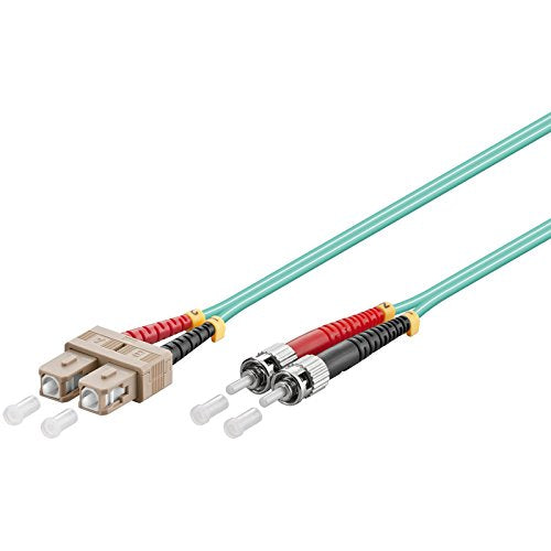 WP WPC-FP3-5STSC-020 fiber optic cable - fiber optic cables (ST, SC, Male/Male, OM3, Blue, Multi-mode)