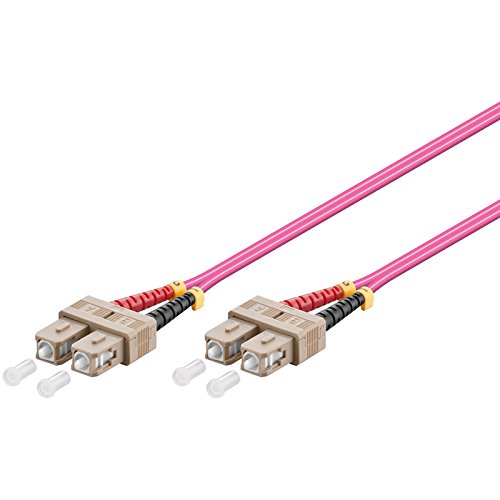 WP WPC-FP4-5SCSC-050 fiber optic cable - fiber optic cables (SC, SC, Male/Male, OM4, Violet, Multi-mode