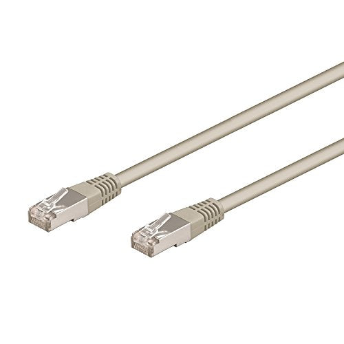 WP Cabling wpc-pat-6asf200 Cable de Red RJ45 Cat. 6 A, Doble apantallamiento S-FTP PiMF, 100% Cobre, 500 MHz Ethernet Gigabit LAN, LSZH, 20 m, Gris