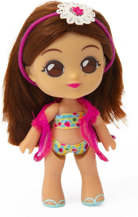 Giochi Preziosi Me Against You Cutie Doll Hawaii Suspended Cutie Doll Sofa Or Him 6 Different Mini Tanning Dolls For Girls From 3 Years Old, MEC90000