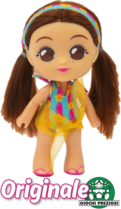 Giochi Preziosi Me Against You Cutie Doll Hawaii Suspended Cutie Doll Sofa Or Him 6 Different Mini Tanning Dolls For Girls From 3 Years Old, MEC90000