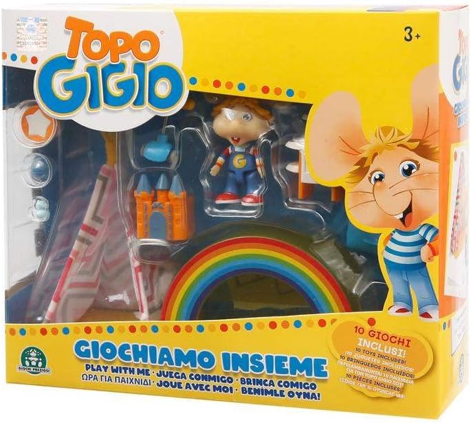 Grandi Giochi - Topo Gigio Giochiamo Insieme - Con gli accessori per giocare con Topo Gigio, con mini personaggio Topo Gigio incluso - TPG53000