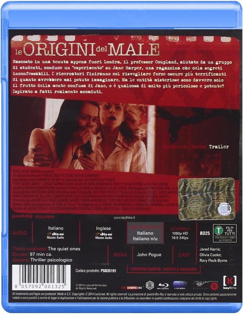 Sam Claflin,Olivia Cooke,Ja... Origini Del Male (Le)