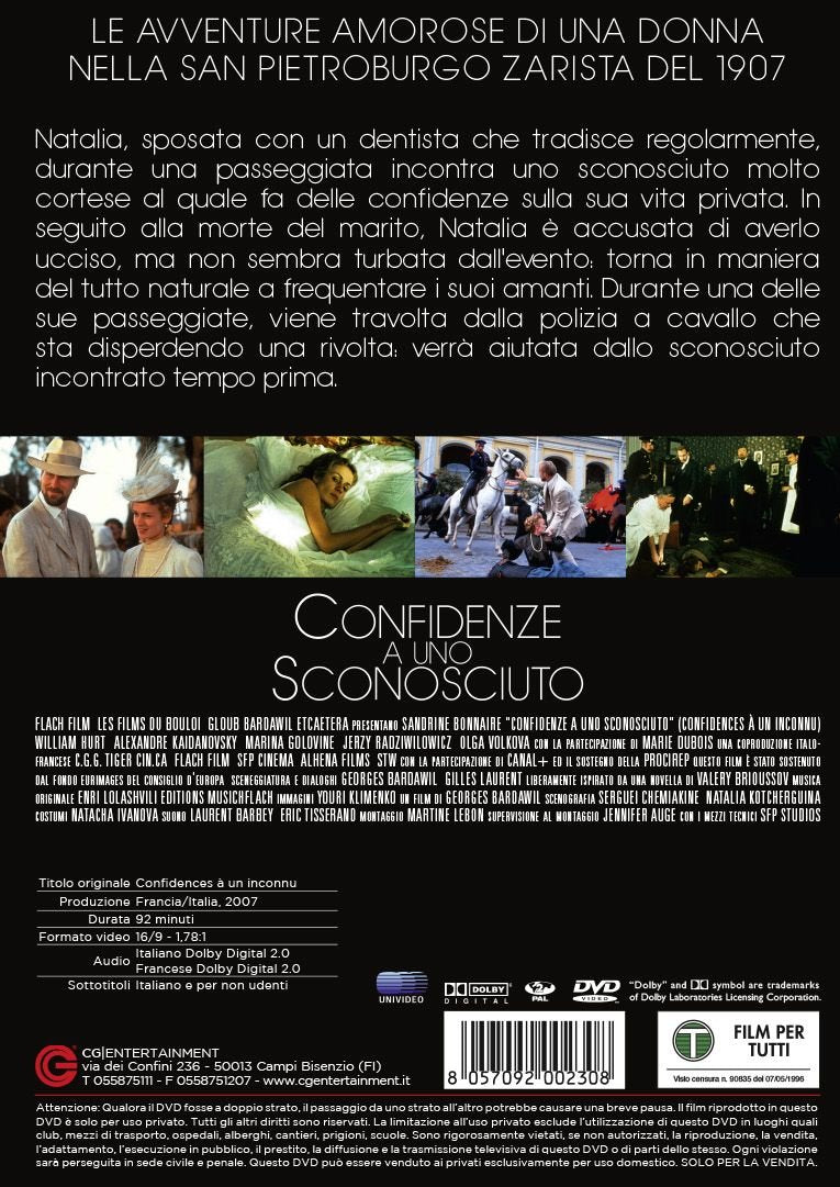 Confidenze A Uno Sconosciuto