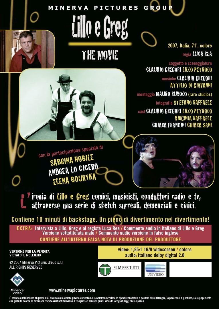 lillo e greg the movie DVD Italian Import