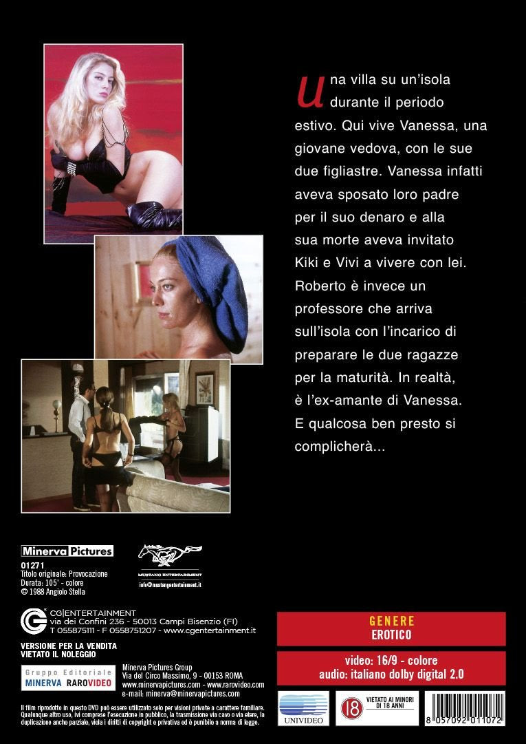 Provocazione 1988 Dvd Italian Import