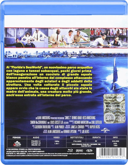lo squalo 3 (blu ray) BluRay Italian Import