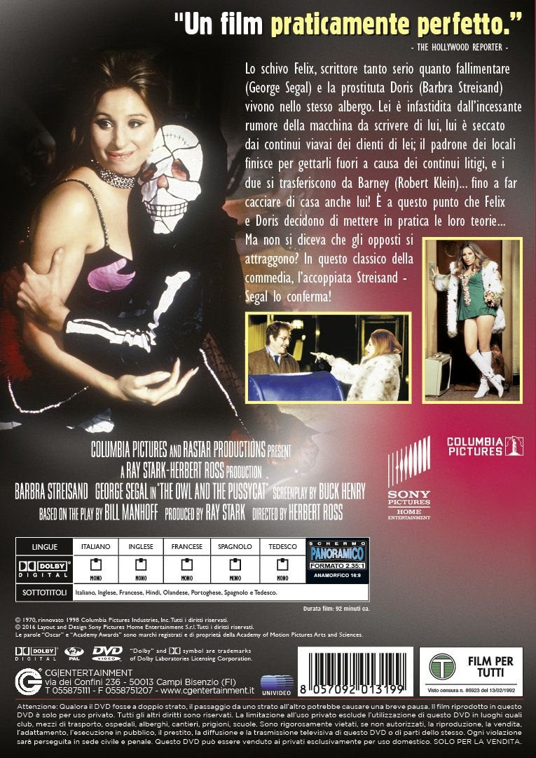 il gufo e la gattina DVD Italian Import