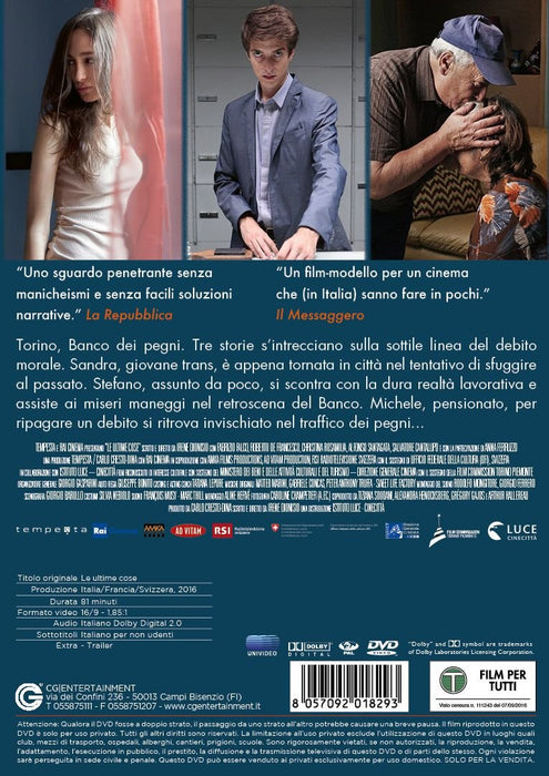 Dvd - Ultime Cose (Le) (1 DVD