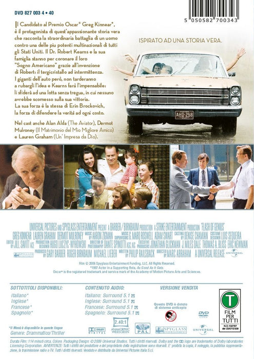 Flash Of Genius - (Italian Import)