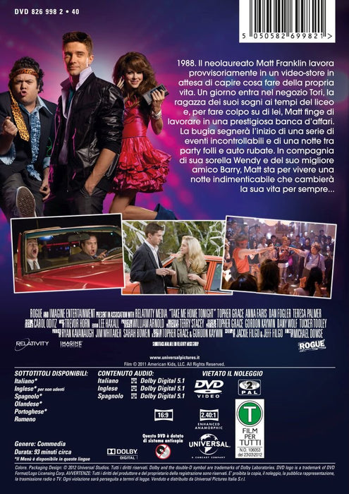 Take Me Home Tonight - (Italian Import)