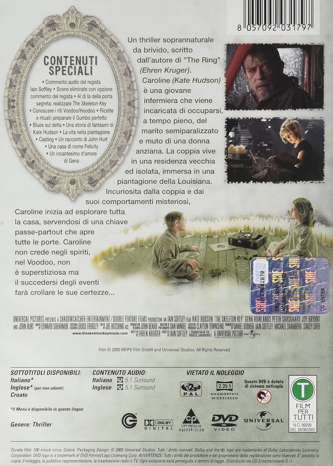 Skeleton Key (The) - (Italian Import)