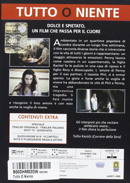 tutto o niente dvd Italian Import