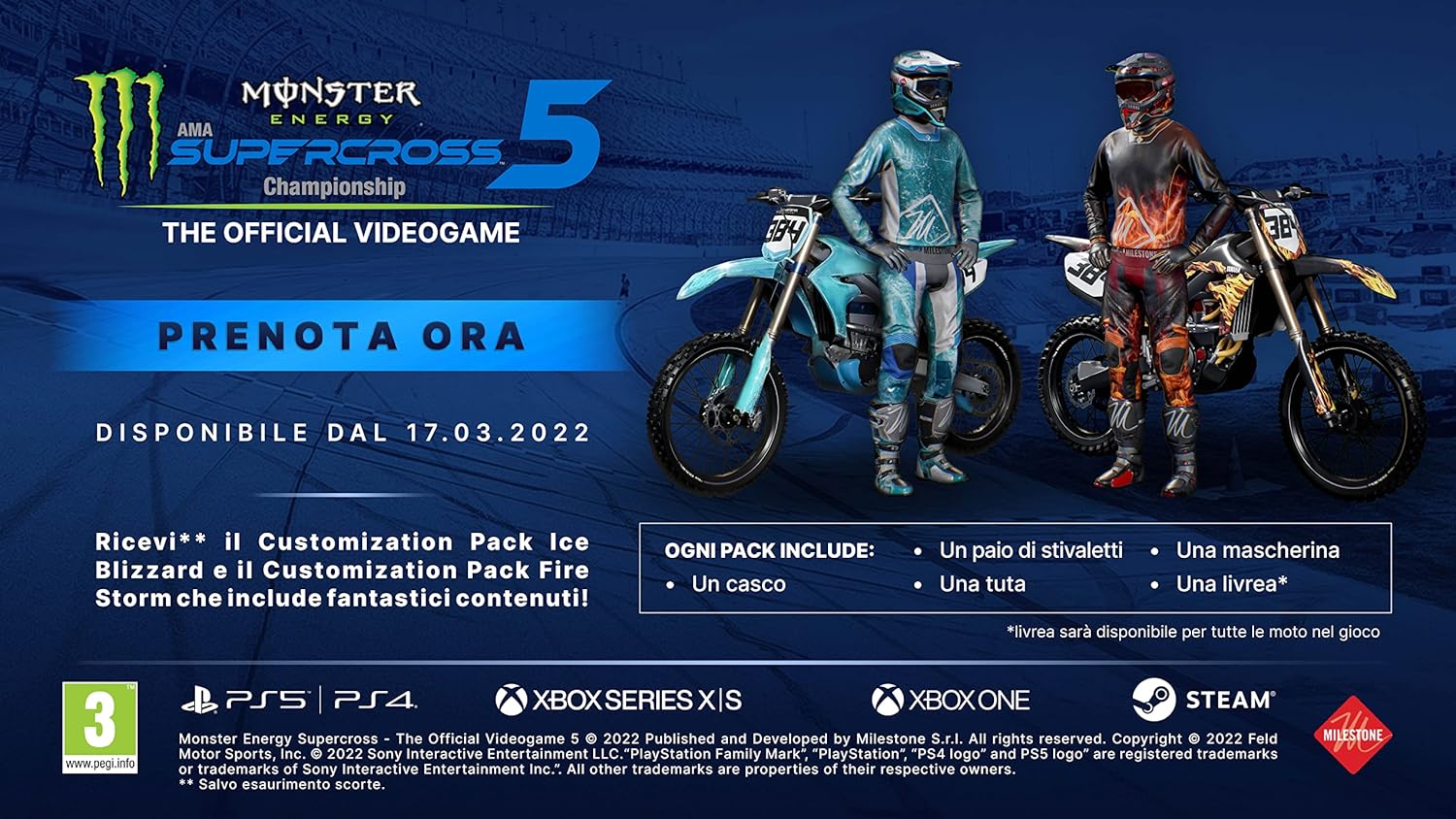 Monster Energy Supercross 5 - - PlayStation 4 PlayStation 4 Standard