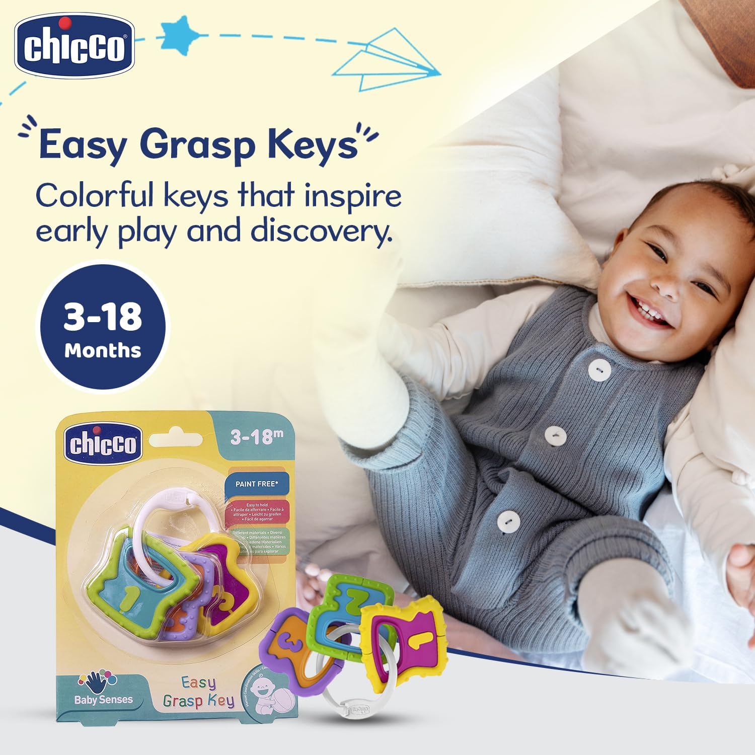 Chicco Keys Rattle 3 Months and +
