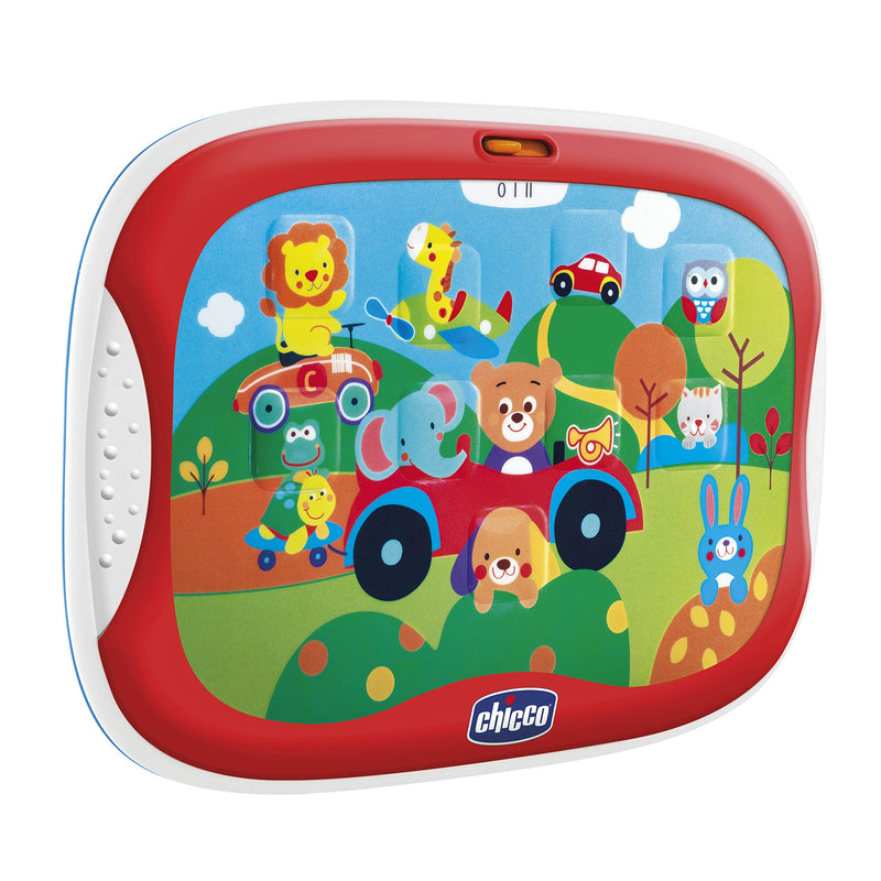 chicco Animal Tablet Game, Electronic Talking With Fun Content On Animals, Batteries Included, 12-36 Months, Multicolor