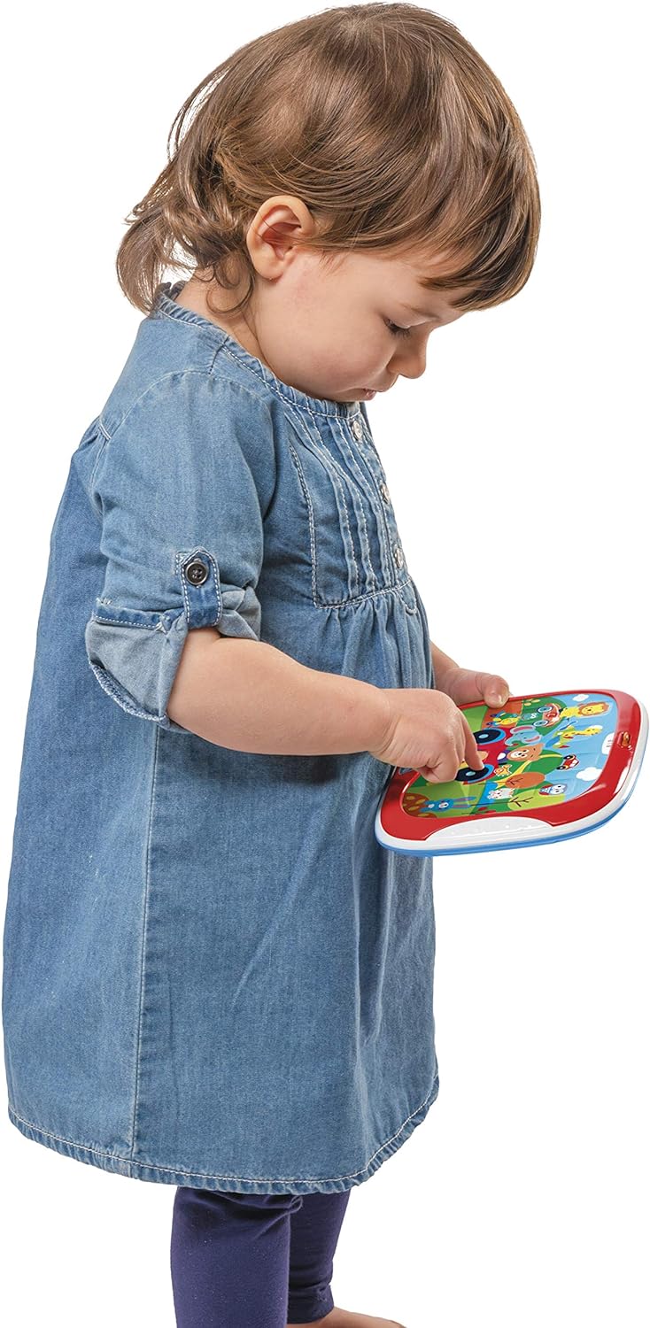 chicco Animal Tablet Game, Electronic Talking With Fun Content On Animals, Batteries Included, 12-36 Months, Multicolor