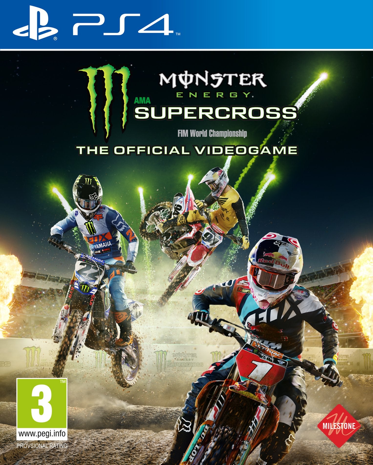 Milestone The Official Monster Energy Supercross PlayStation 4 PlayStation 4 Single