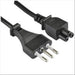 Nilox 1.8m C5 - Cable (1,8 m, Male Connector/Male Connector, CEI 23-16, C5 acoplador, 250 V, Negro