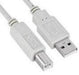 Nilox nx090301101 – USB Cable (USB A, USB B, Male/Male, White