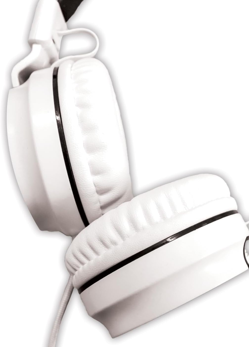 Cuffia Techmade |ON-EAR |con filo | Bianco/Nero | Squadra Juventus Football