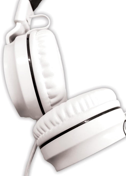 Cuffia Techmade |ON-EAR |con filo | Bianco/Nero | Squadra Juventus Football