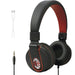 AC Milan, IP952 Cuffie Stereo con Filo (lunghezza 1,5 metro), Leggere per Ottimo Comfort Collegamento/Connettività Cavo AUX 3.5mm (per PC, Notebook, Tablet e Smartphone