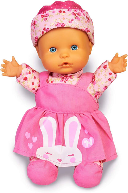 Nenuco Baby Talks, we get dressed - doll with sounds for children from 1 year (Famosa 700016282) multicoloured Baby doll