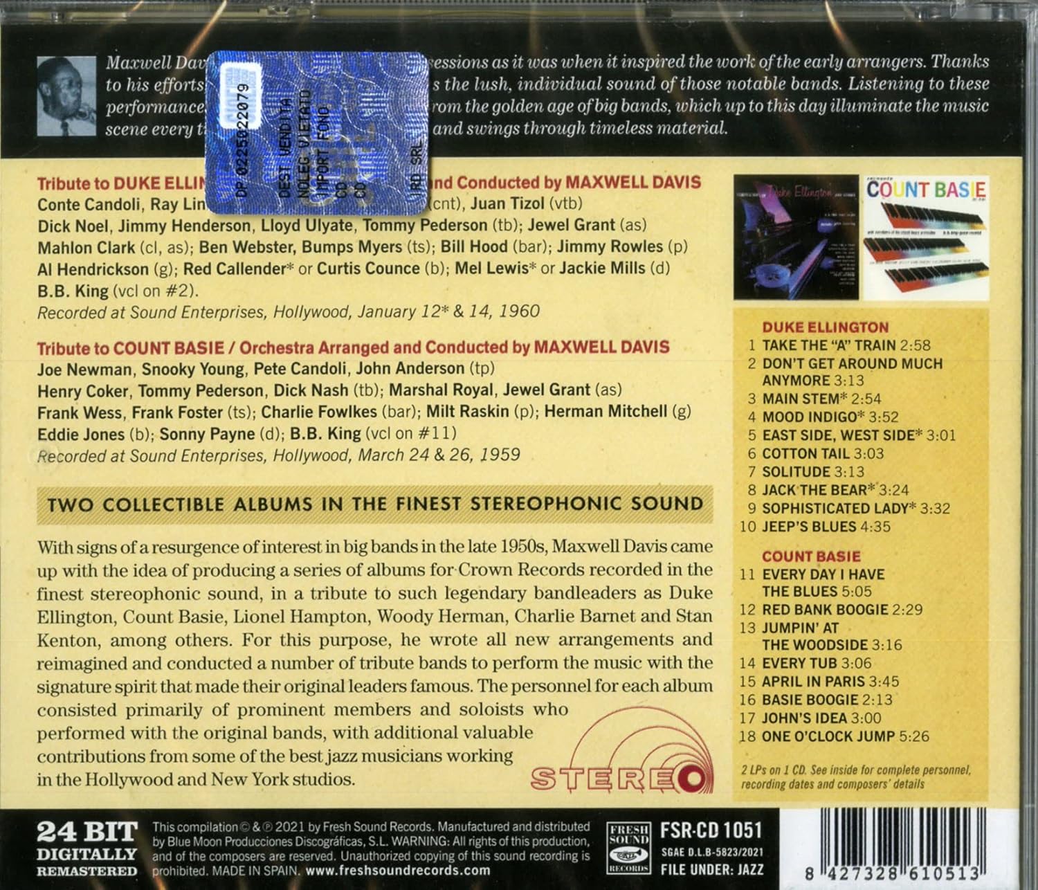 Duke Ellington & Count Basie on