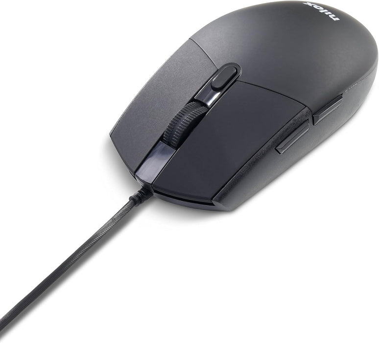 Mouse Nilox Mousb1004 Black Multicolour 3200 Dpi