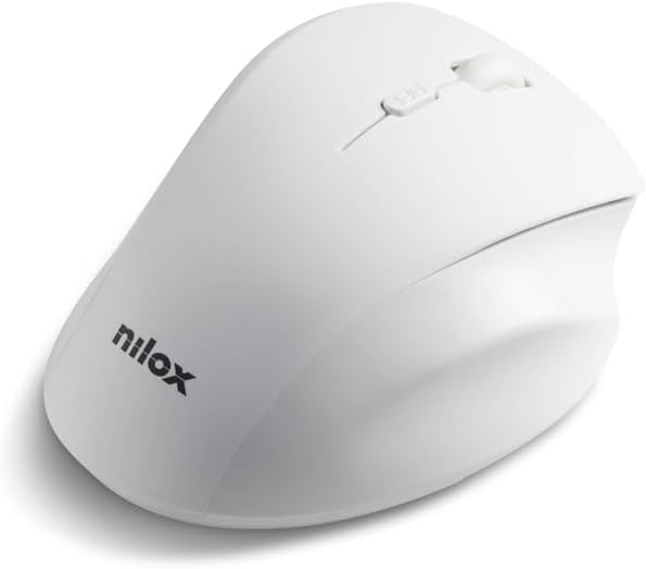 Nilox biomag sl Ergonomic Wireless Mouse 3200 dpi, White