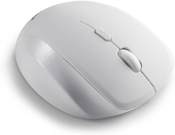 Nilox biomag sl Ergonomic Wireless Mouse 3200 dpi, White