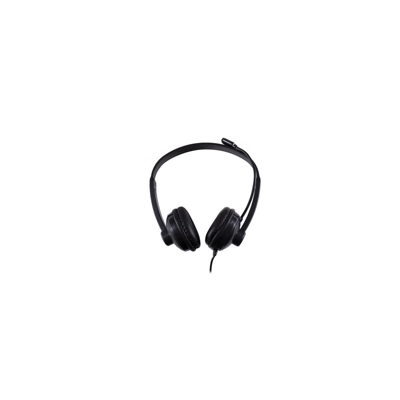 Nilox, Cuffia PC USB Multifunzione, Cuffie PC per la Scuola e l'Ufficio, con Presa USB e Comodi Padiglioni Avvolgenti per il Massimo Comfort, Dotate di Tasto Mute per Gestione del Volume