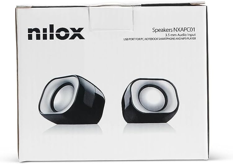 Pc Speakers Nilox Nxapc01 2W Black