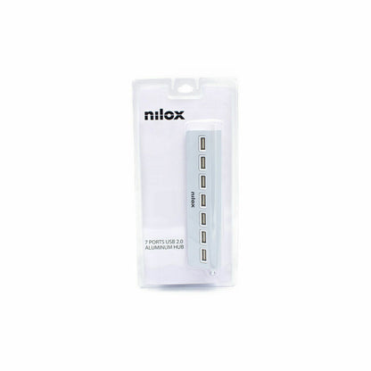 USB Hub Nilox NXHU7ALU2 Grey