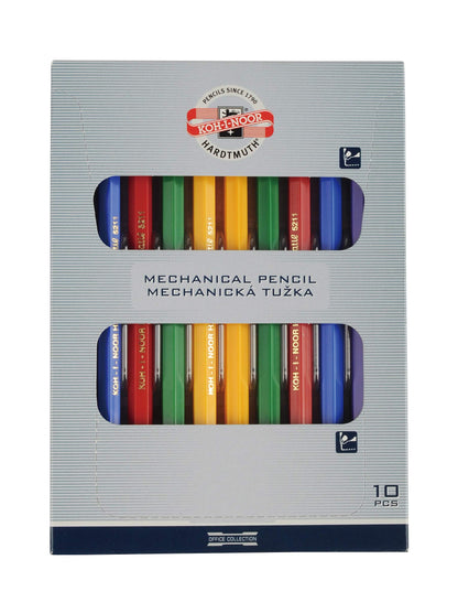 KOH-I-NOOR 5211 Matita portamine, diametro 2 mm, sistema di blocco a stretta, colori assortiti, 1 pezzo