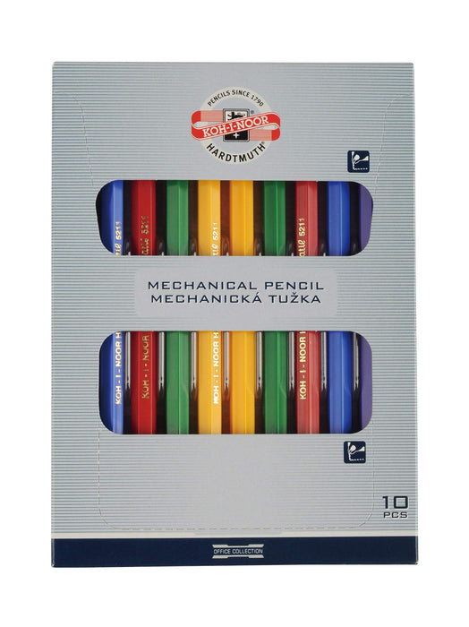 KOH-I-NOOR 5211 Matita portamine, diametro 2 mm, sistema di blocco a stretta, colori assortiti, 1 pezzo