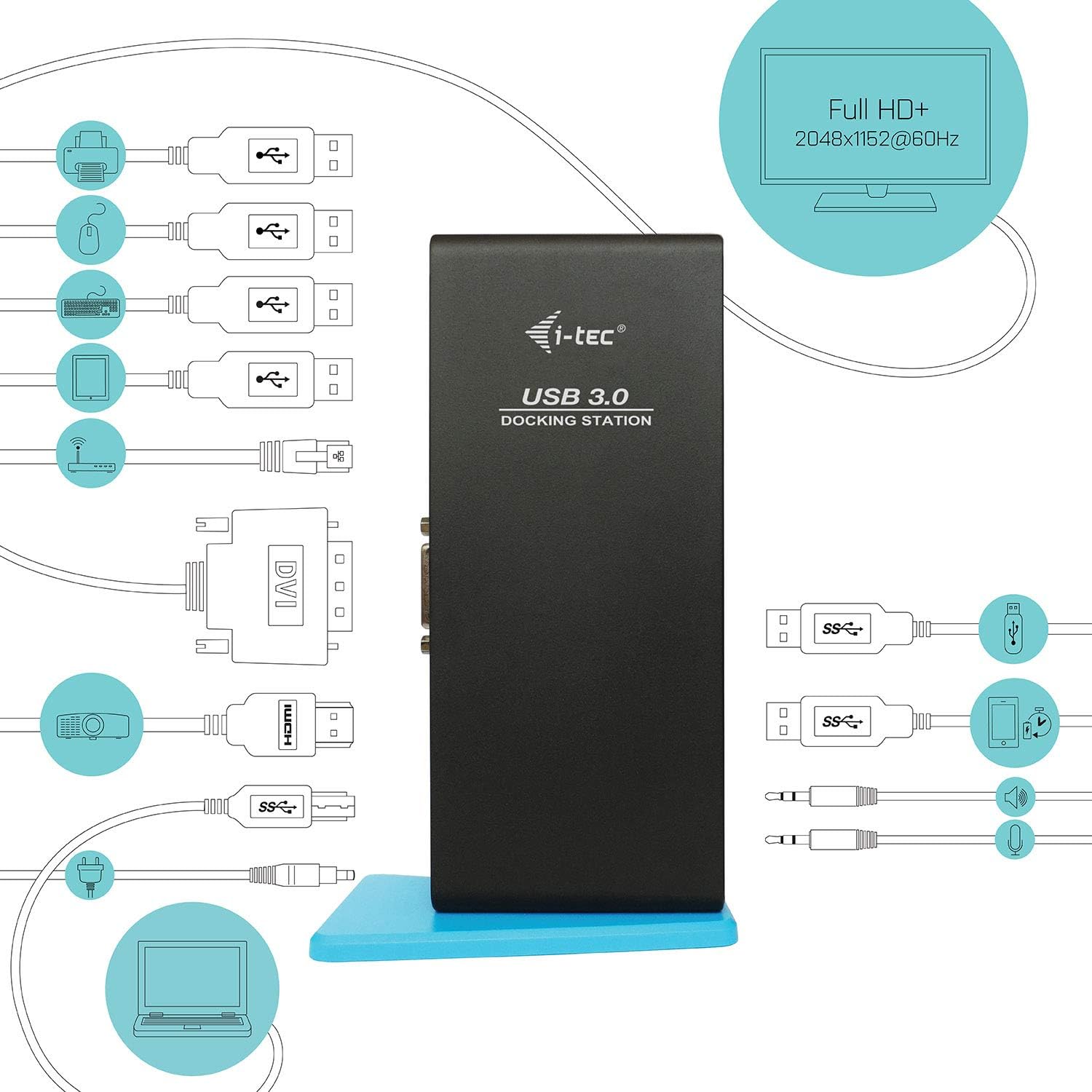 Usb 3.0 2X Hd Videoglan Usb 3.0 Hub