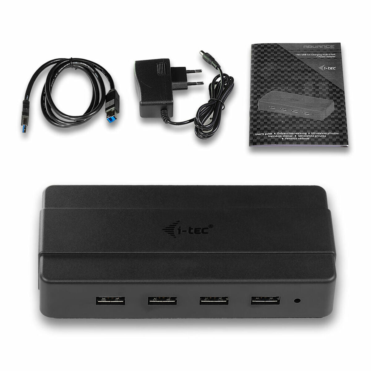 I-tec USB 3.0 Charging HUB 4 USB 3.0 HUB 4PORT with Power AD.