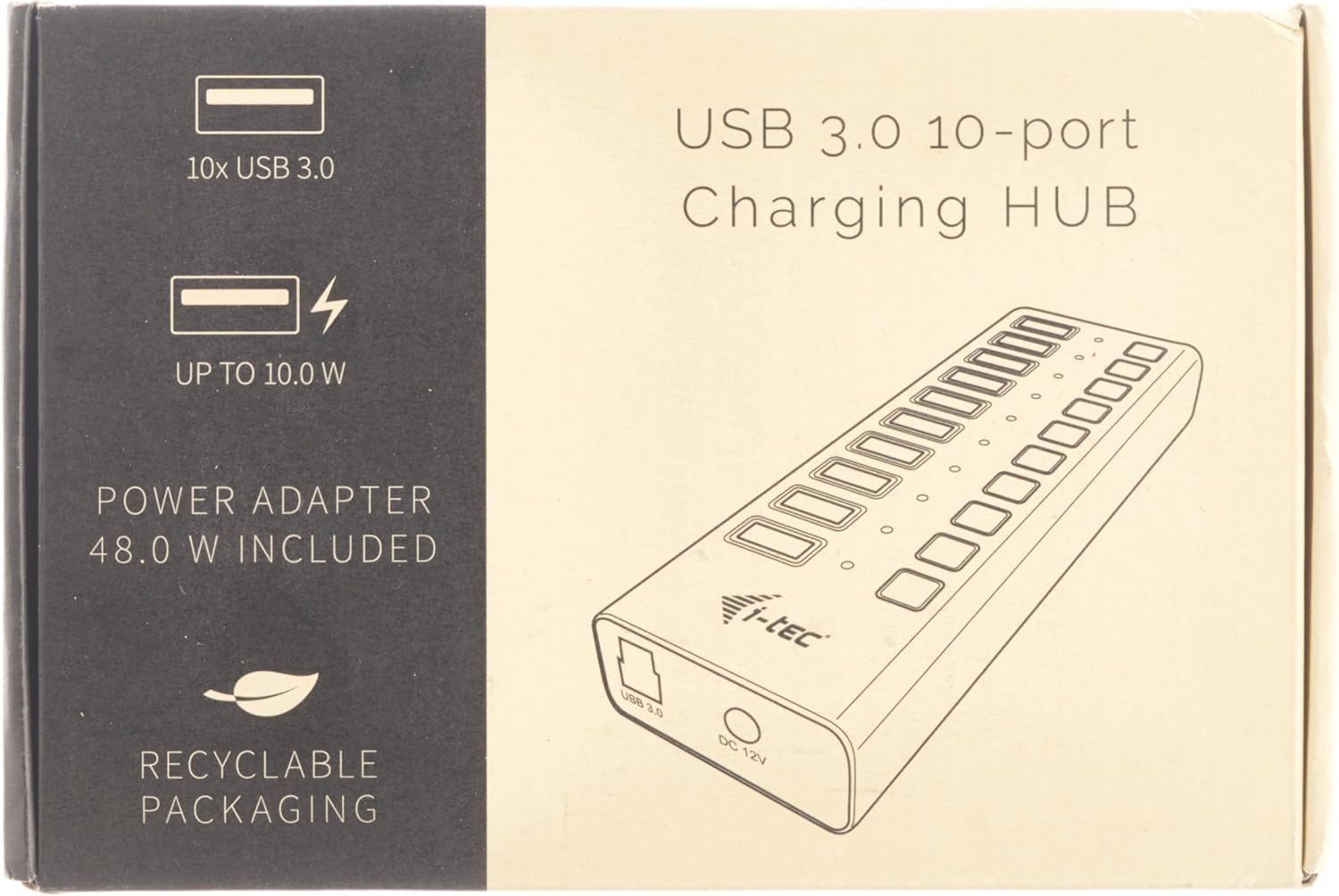 i-tec USB 3.0 HUB 10 PORT 48 W USB 3.0 HUB 10 PORT 48 W