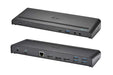 i-tec USB-C / USB 3.0 3X 4K Docking Station Universal 2X Display Port 1x HDMI 1x LAN 5x USB 3.0 1x USB-C 1x Audio Indoor / Outdoor Power Delivery 85 W, ITA Power Plug