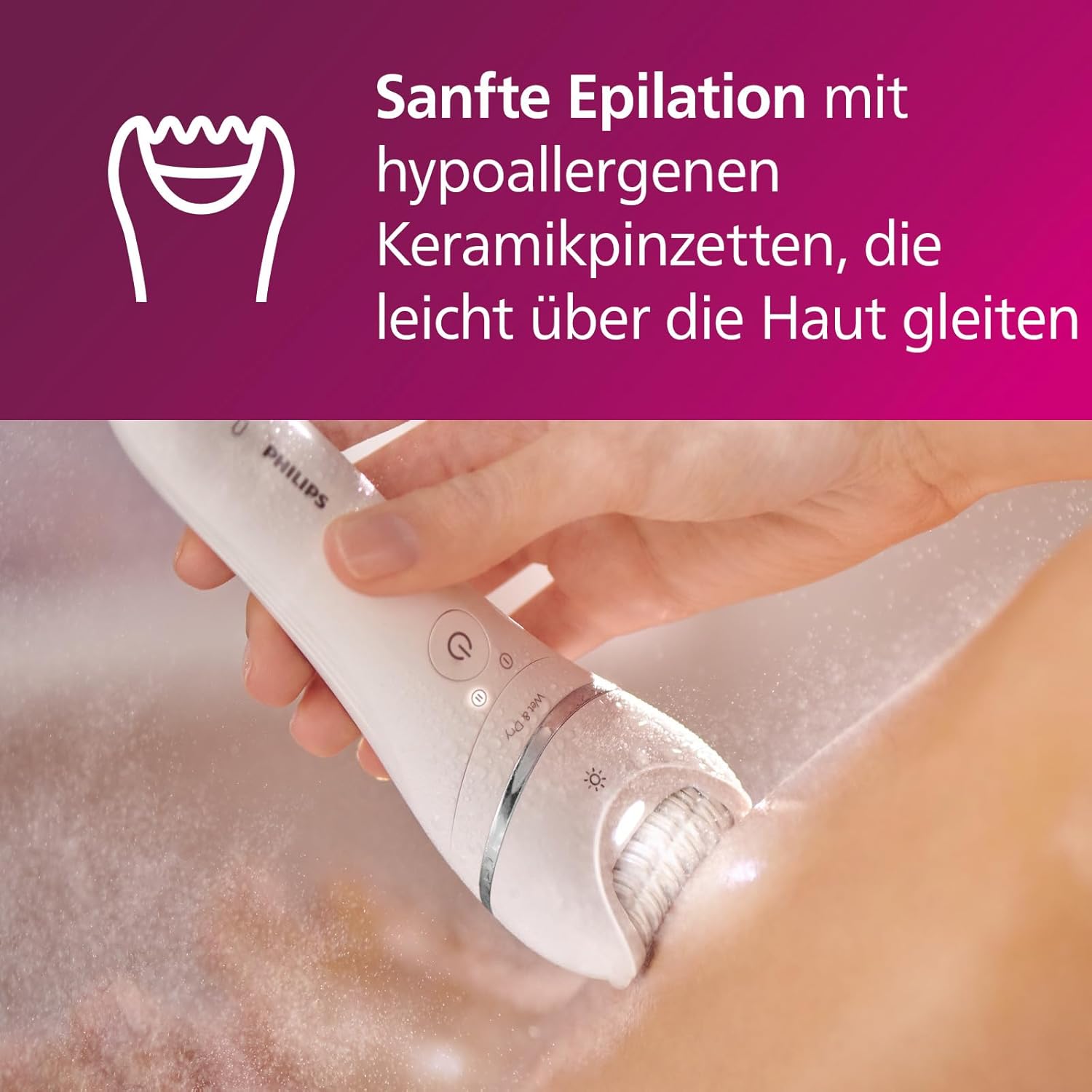 Philips Epilatore Serie 8000 Wet Dr
